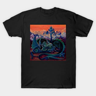 Saturn, Guardian of the Law. Simargl. T-Shirt